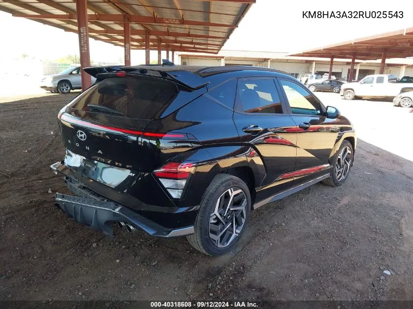 KM8HA3A32RU025543 2024 Hyundai Kona N Line