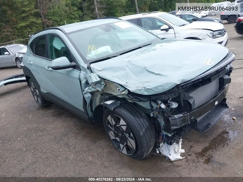 KM8HB3AB9RU064893 2024 Hyundai Kona Sel