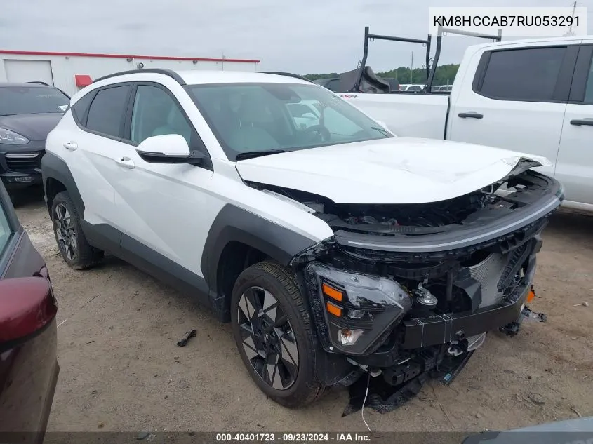 2024 Hyundai Kona Sel VIN: KM8HCCAB7RU053291 Lot: 40401723