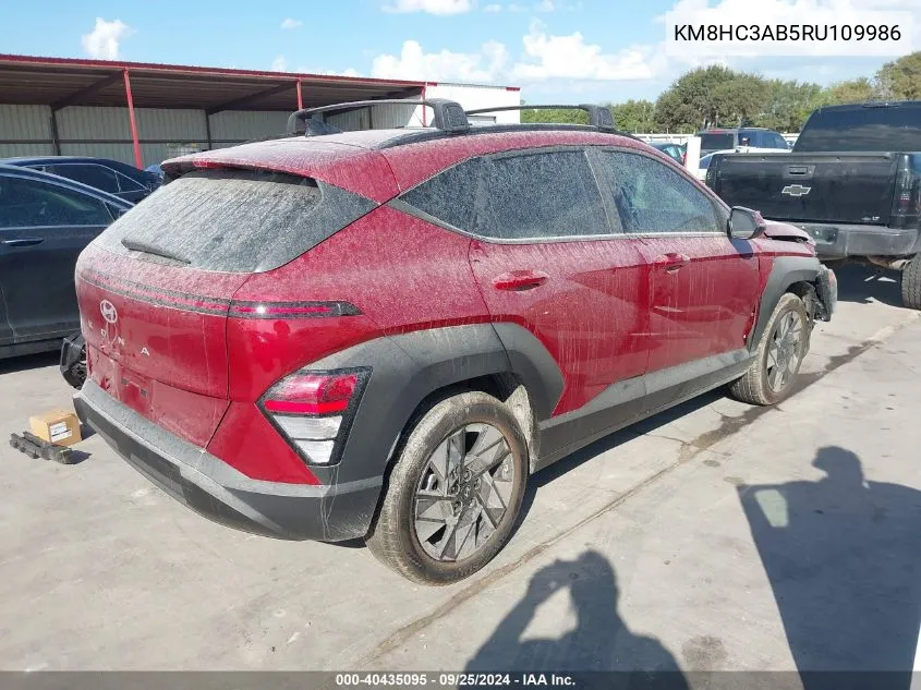 KM8HC3AB5RU109986 2024 Hyundai Kona Sel