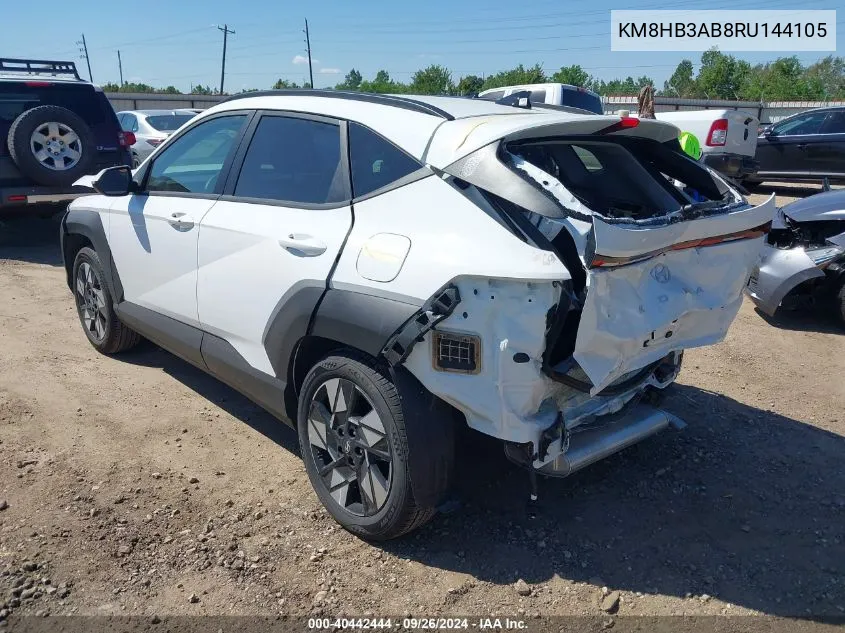 KM8HB3AB8RU144105 2024 Hyundai Kona Sel