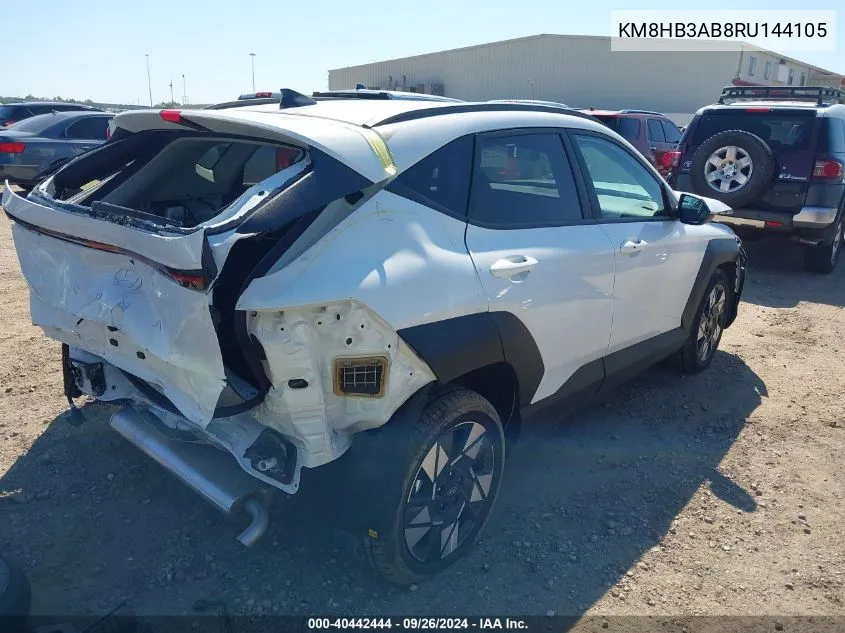 KM8HB3AB8RU144105 2024 Hyundai Kona Sel