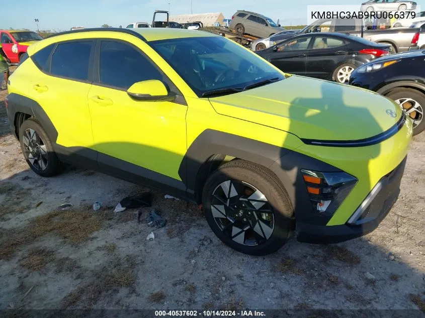 2024 Hyundai Kona Sel VIN: KM8HC3AB9RU066379 Lot: 40537602