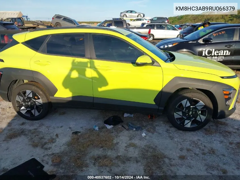 2024 Hyundai Kona Sel VIN: KM8HC3AB9RU066379 Lot: 40537602