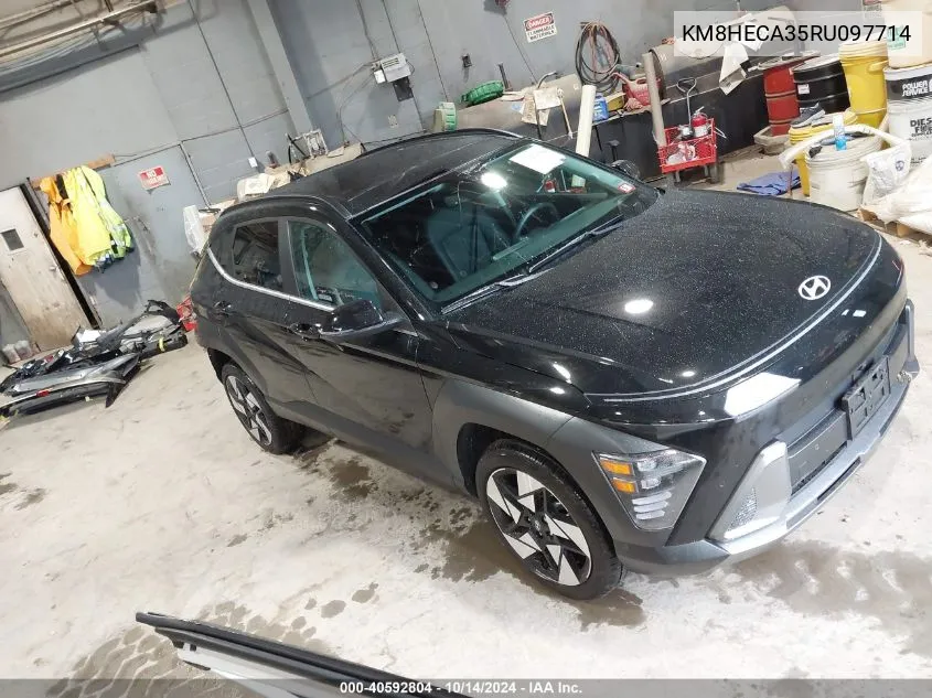 2024 Hyundai Kona Limited VIN: KM8HECA35RU097714 Lot: 40592804