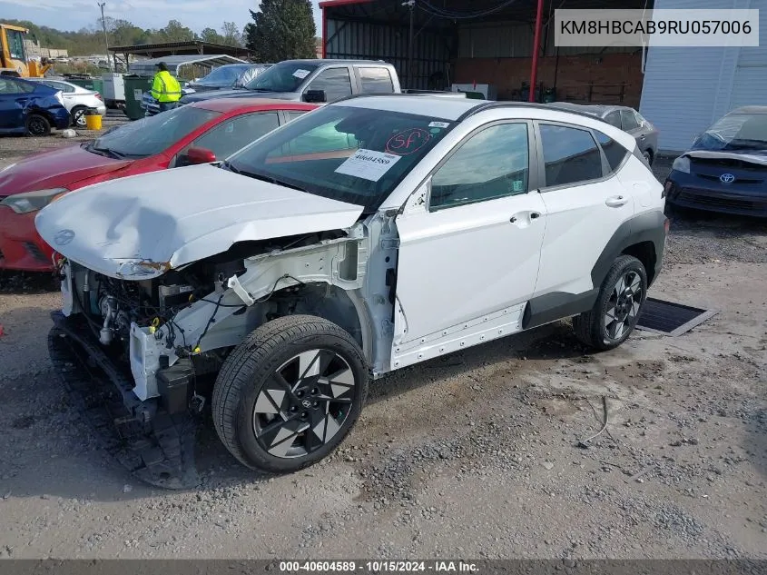 2024 Hyundai Kona Sel VIN: KM8HBCAB9RU057006 Lot: 40604589