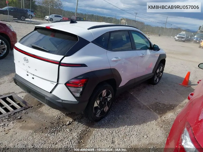 2024 Hyundai Kona Sel VIN: KM8HBCAB9RU057006 Lot: 40604589