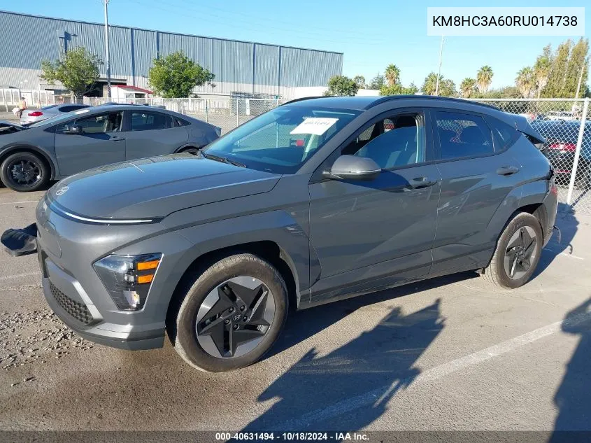 KM8HC3A60RU014738 2024 Hyundai Kona Electric Sel