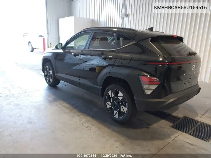 2024 Hyundai Kona Sel VIN: KM8HBCAB5RU159516 Lot: 40726641