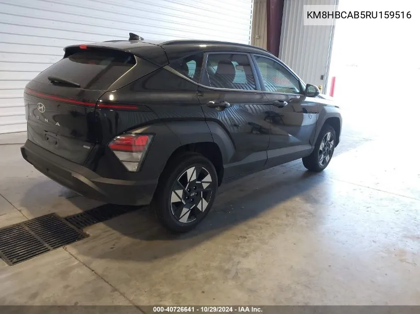 2024 Hyundai Kona Sel VIN: KM8HBCAB5RU159516 Lot: 40726641