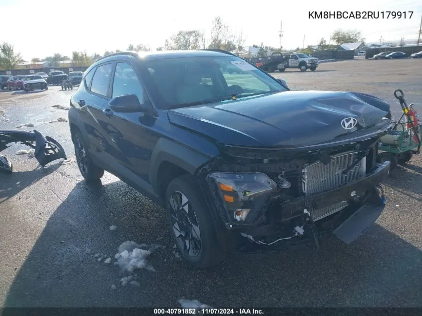 2024 Hyundai Kona Sel VIN: KM8HBCAB2RU179917 Lot: 40791852