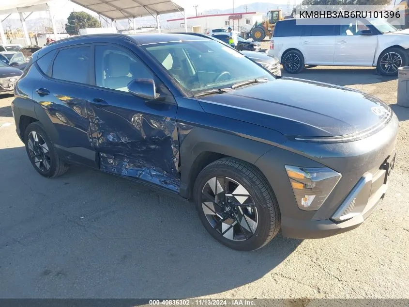 2024 Hyundai Kona Sel VIN: KM8HB3AB6RU101396 Lot: 40836302