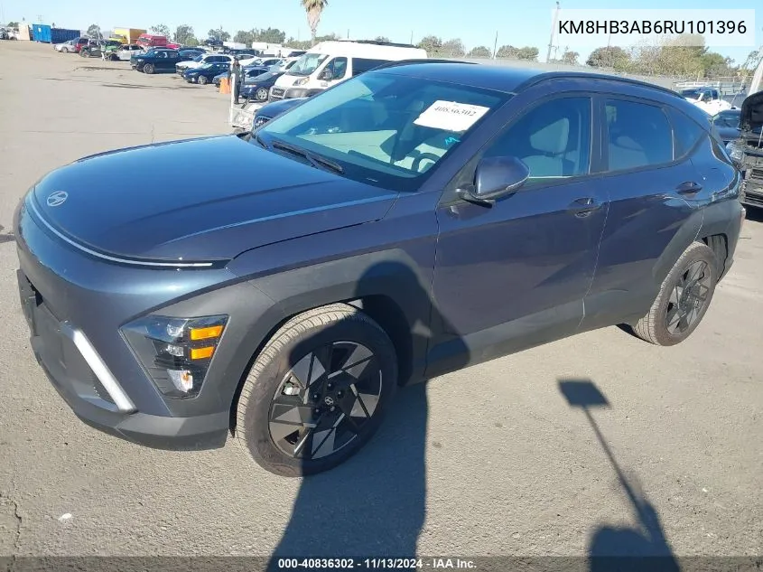 2024 Hyundai Kona Sel VIN: KM8HB3AB6RU101396 Lot: 40836302