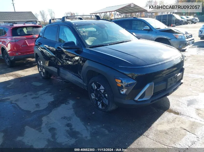 2024 Hyundai Kona Sel VIN: KM8HCCAB7RU092057 Lot: 40852303