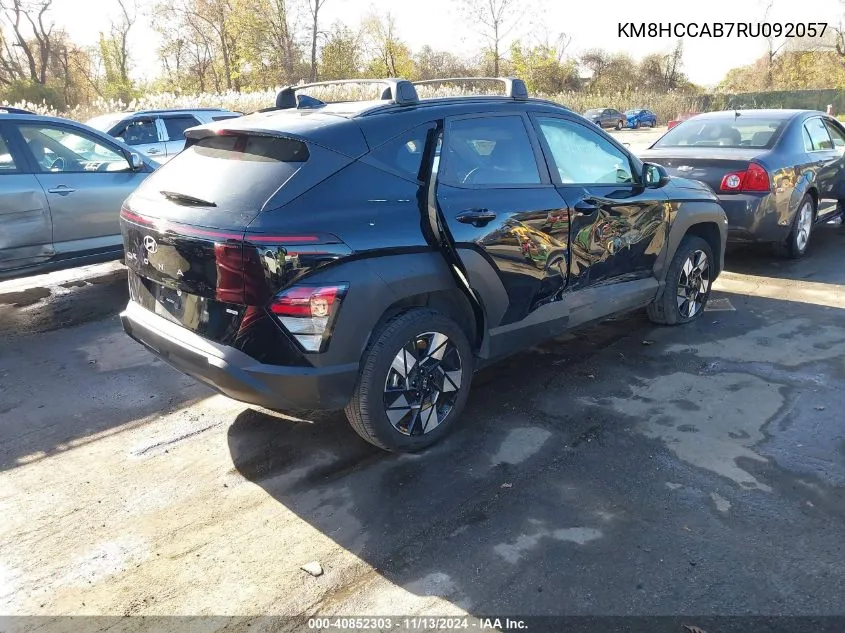 2024 Hyundai Kona Sel VIN: KM8HCCAB7RU092057 Lot: 40852303