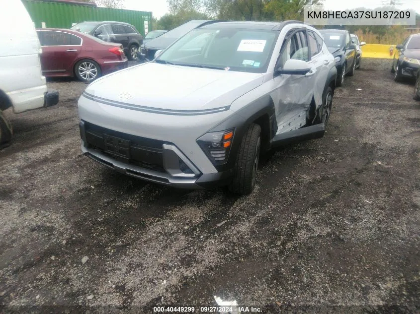 2025 Hyundai Kona Limited VIN: KM8HECA37SU187209 Lot: 40449299