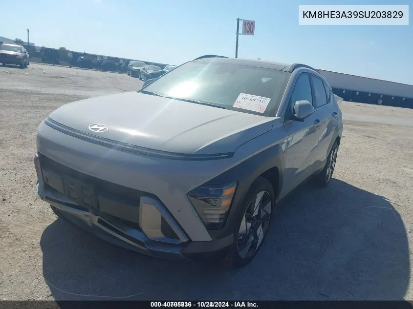 2025 Hyundai Kona Limited VIN: KM8HE3A39SU203829 Lot: 40705836