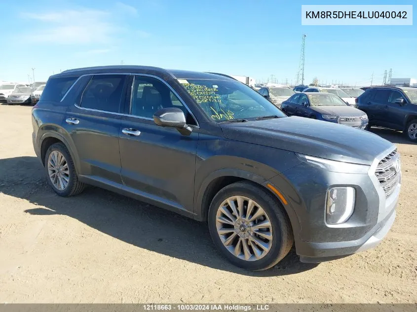 2020 Hyundai Palisade Ultimate VIN: KM8R5DHE4LU040042 Lot: 12118663