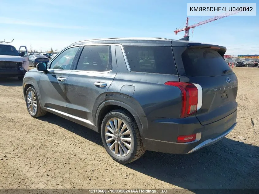 2020 Hyundai Palisade Ultimate VIN: KM8R5DHE4LU040042 Lot: 12118663