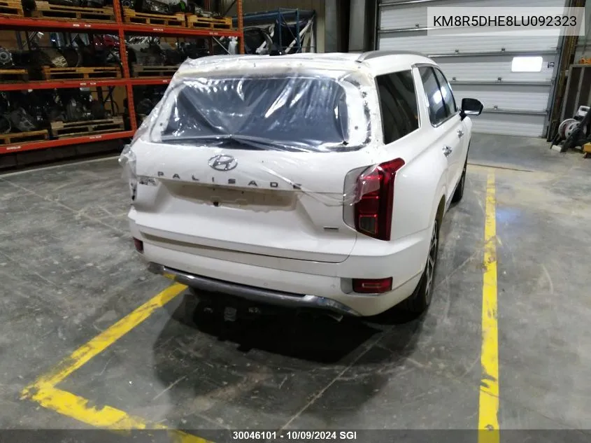 KM8R5DHE8LU092323 2020 Hyundai Palisade Limited