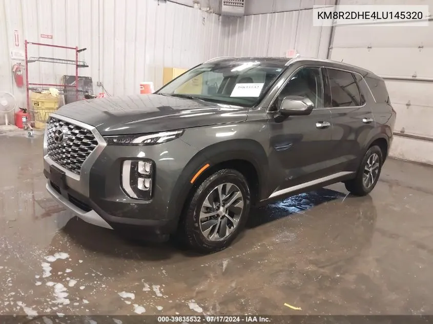 2020 Hyundai Palisade Sel VIN: KM8R2DHE4LU145320 Lot: 39835532