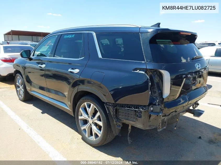 2020 Hyundai Palisade Sel VIN: KM8R44HE7LU082725 Lot: 39840182