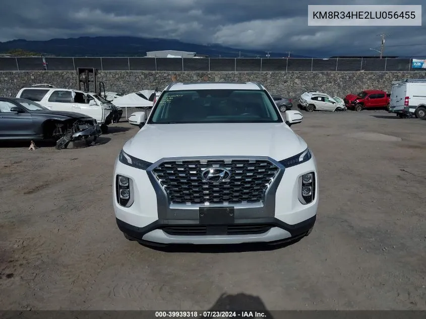 2020 Hyundai Palisade Sel VIN: KM8R34HE2LU056455 Lot: 39939318