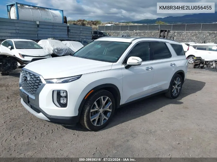 KM8R34HE2LU056455 2020 Hyundai Palisade Sel