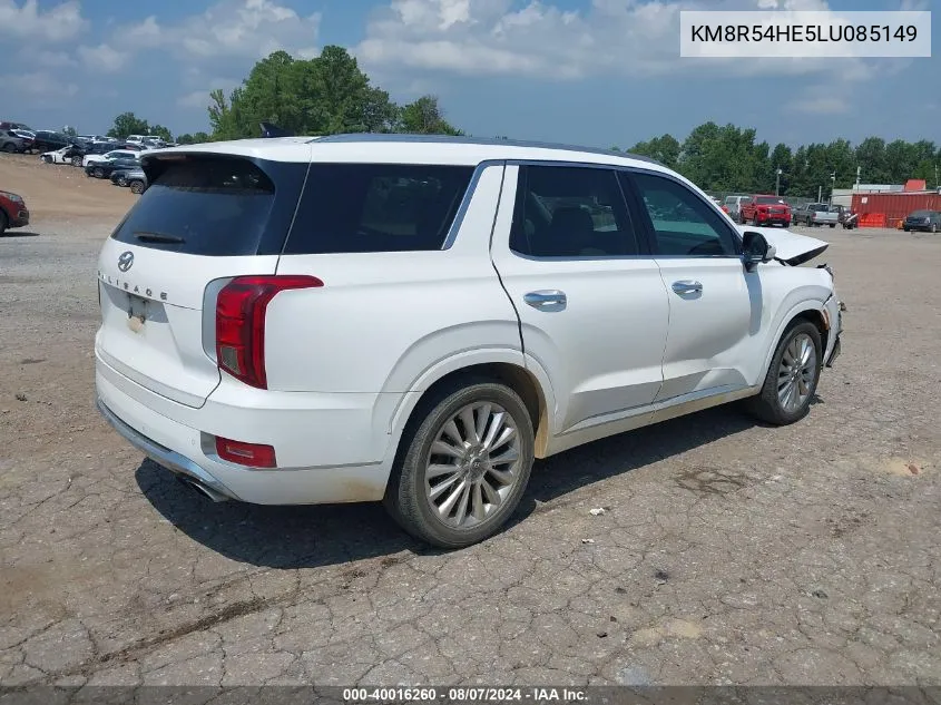 KM8R54HE5LU085149 2020 Hyundai Palisade Limited