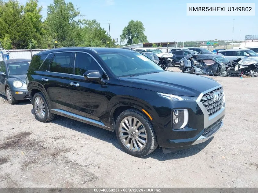 KM8R54HEXLU149802 2020 Hyundai Palisade Limited