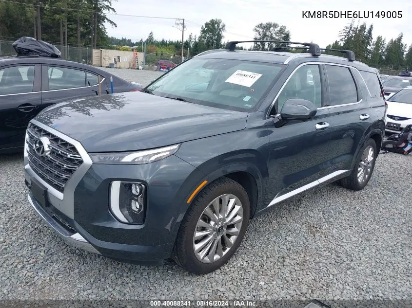 KM8R5DHE6LU149005 2020 Hyundai Palisade Limited