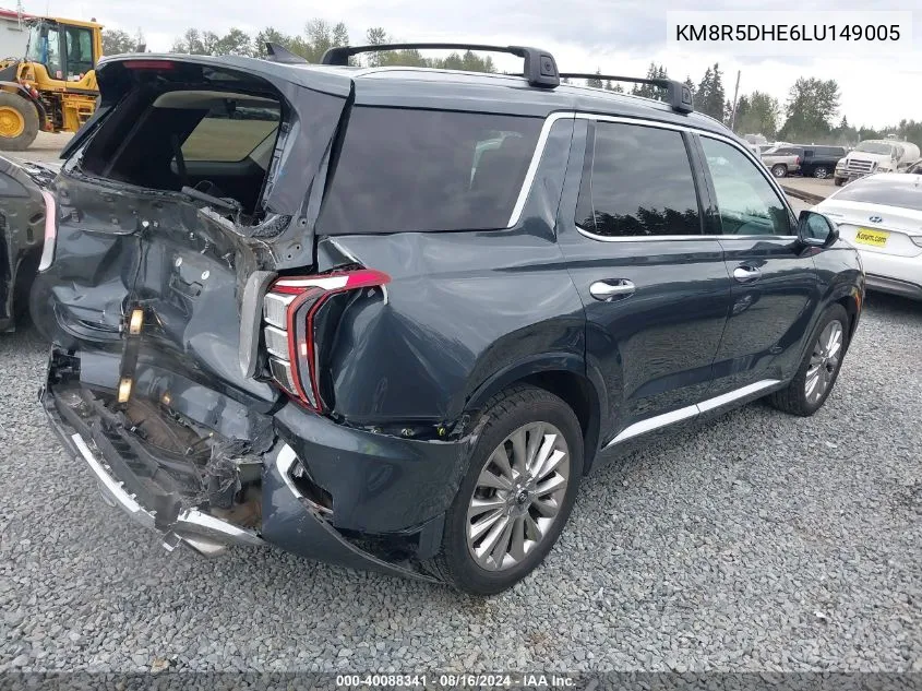 KM8R5DHE6LU149005 2020 Hyundai Palisade Limited