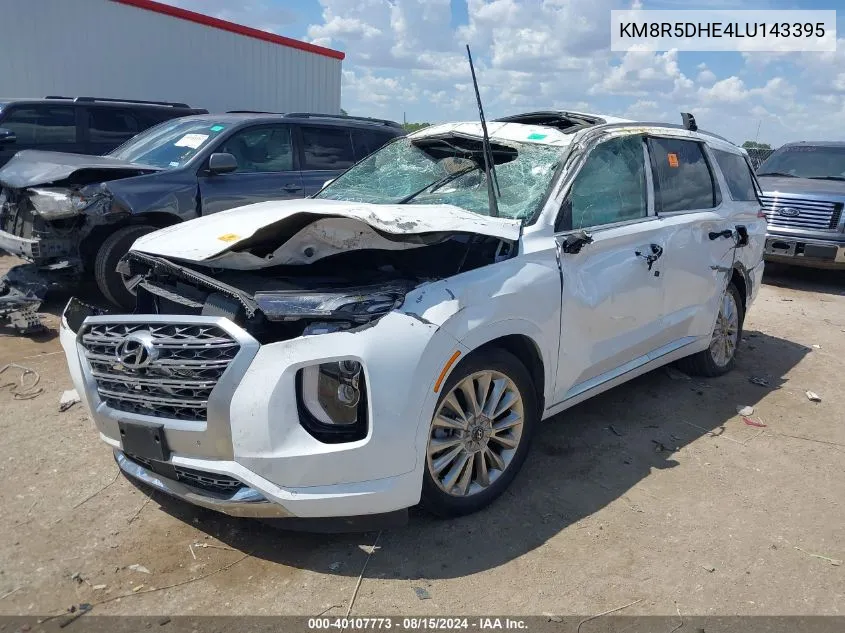 2020 Hyundai Palisade Limited VIN: KM8R5DHE4LU143395 Lot: 40107773