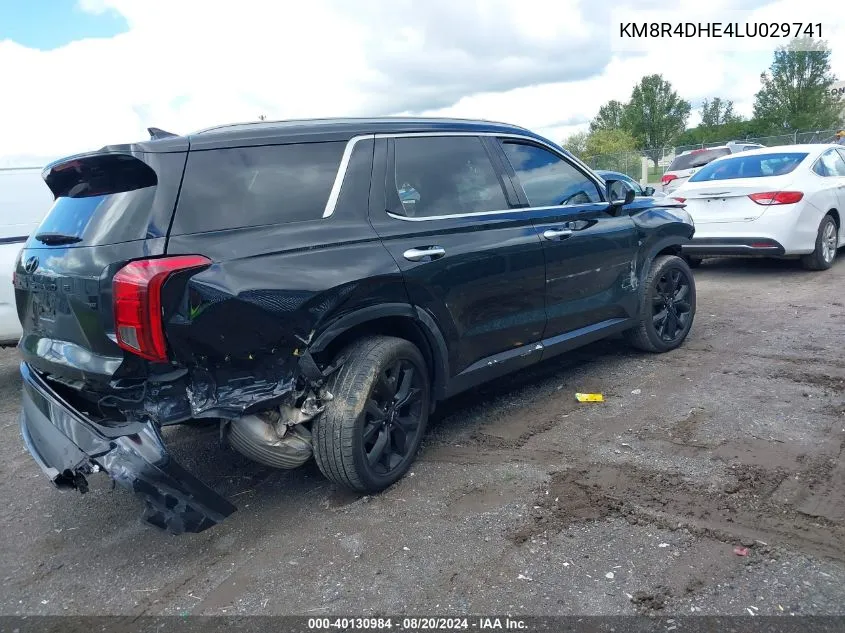 2020 Hyundai Palisade Sel VIN: KM8R4DHE4LU029741 Lot: 40130984