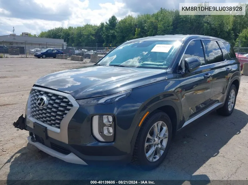 KM8R1DHE9LU038928 2020 Hyundai Palisade Se