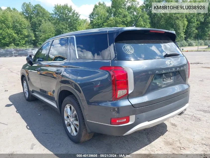 KM8R1DHE9LU038928 2020 Hyundai Palisade Se