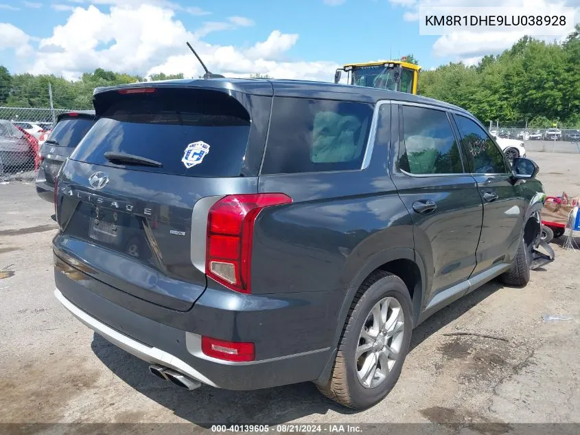 KM8R1DHE9LU038928 2020 Hyundai Palisade Se