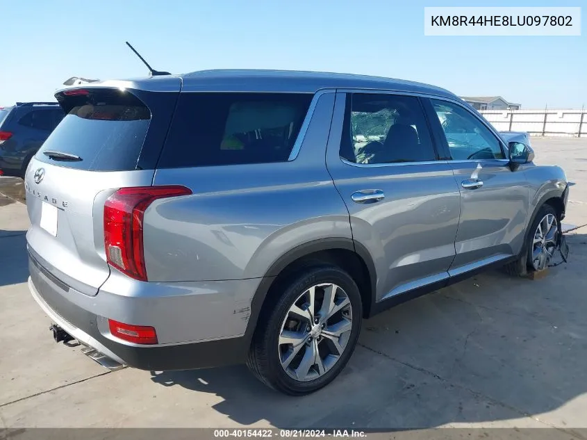 KM8R44HE8LU097802 2020 Hyundai Palisade Sel