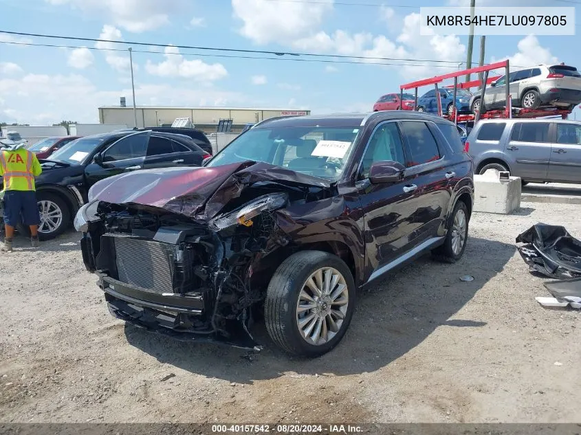 KM8R54HE7LU097805 2020 Hyundai Palisade Limited