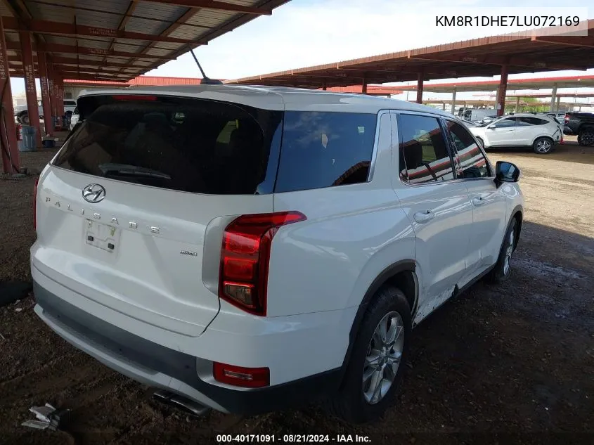 2020 Hyundai Palisade Se VIN: KM8R1DHE7LU072169 Lot: 40171091