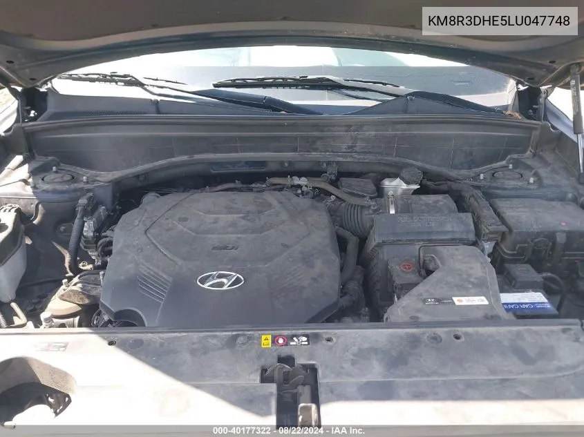 KM8R3DHE5LU047748 2020 Hyundai Palisade Sel