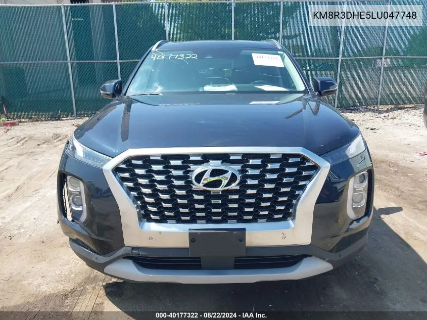 2020 Hyundai Palisade Sel VIN: KM8R3DHE5LU047748 Lot: 40177322