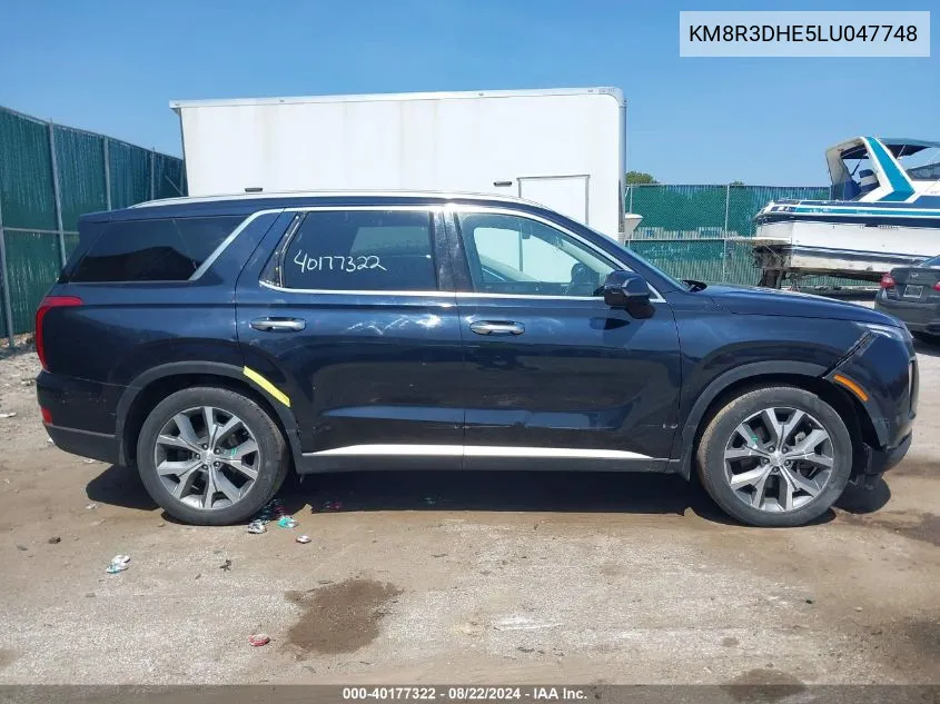 KM8R3DHE5LU047748 2020 Hyundai Palisade Sel