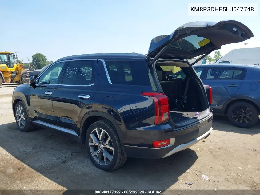 KM8R3DHE5LU047748 2020 Hyundai Palisade Sel