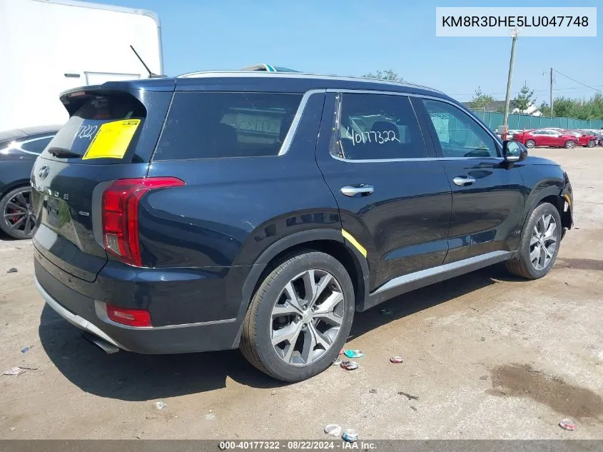 KM8R3DHE5LU047748 2020 Hyundai Palisade Sel