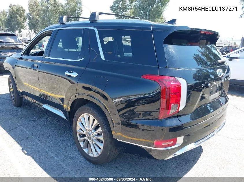 KM8R54HE0LU137271 2020 Hyundai Palisade Limited