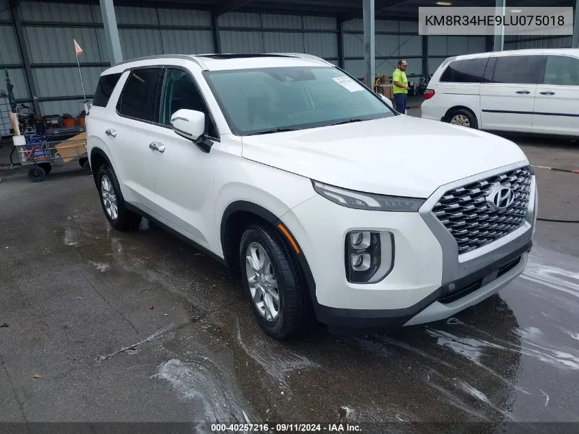 2020 Hyundai Palisade Sel VIN: KM8R34HE9LU075018 Lot: 40257216