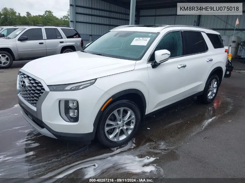 2020 Hyundai Palisade Sel VIN: KM8R34HE9LU075018 Lot: 40257216