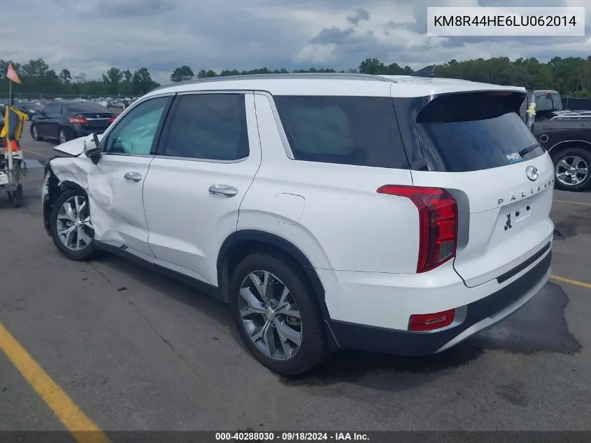 2020 Hyundai Palisade Sel VIN: KM8R44HE6LU062014 Lot: 40288030