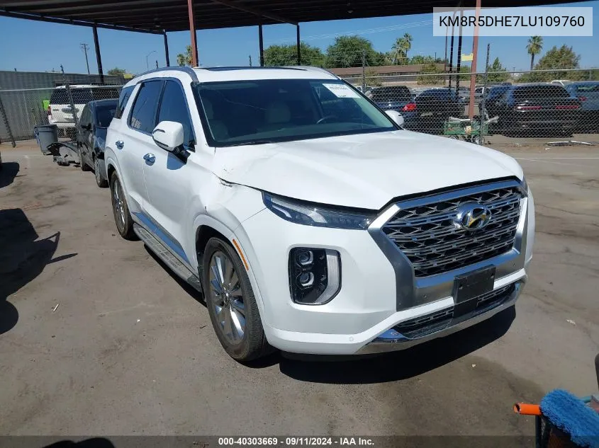 2020 Hyundai Palisade Limited VIN: KM8R5DHE7LU109760 Lot: 40303669